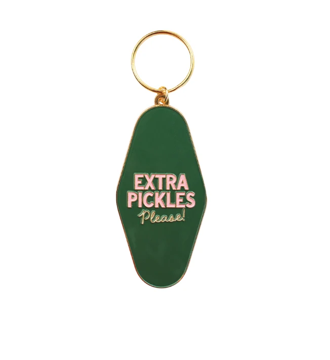 Enamel Motel Keychain