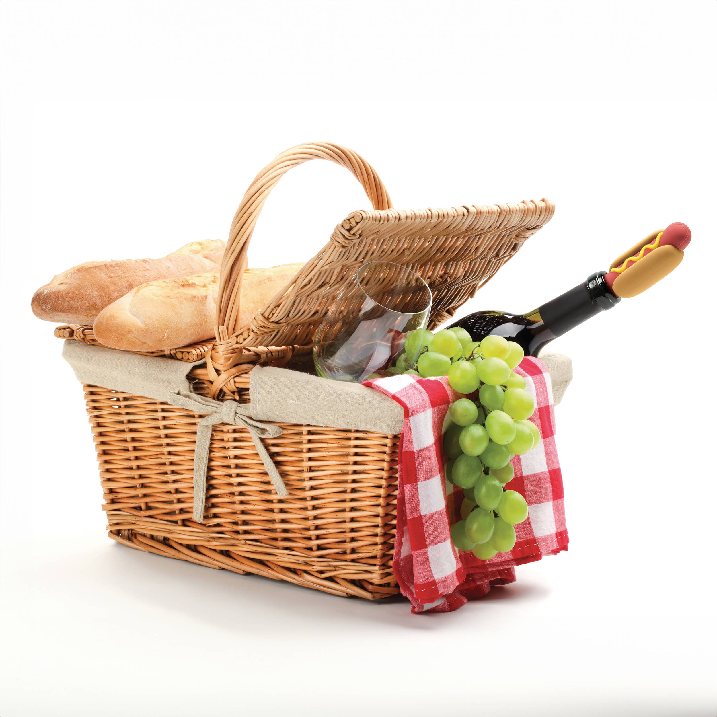 Wine Wiener Hot Dog Bottle Stopper - Image 3