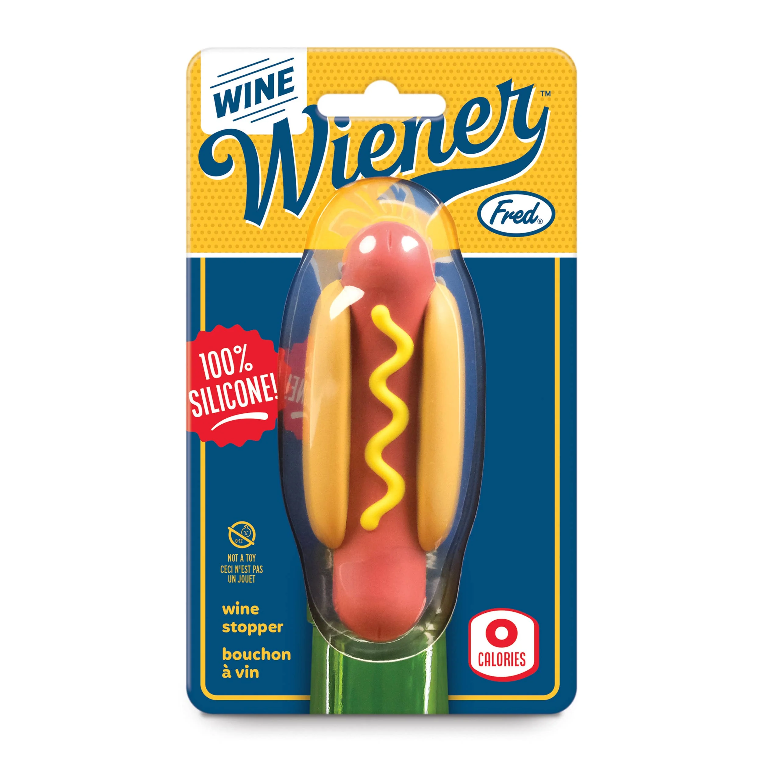 Wine Wiener Hot Dog Bottle Stopper - Image 5